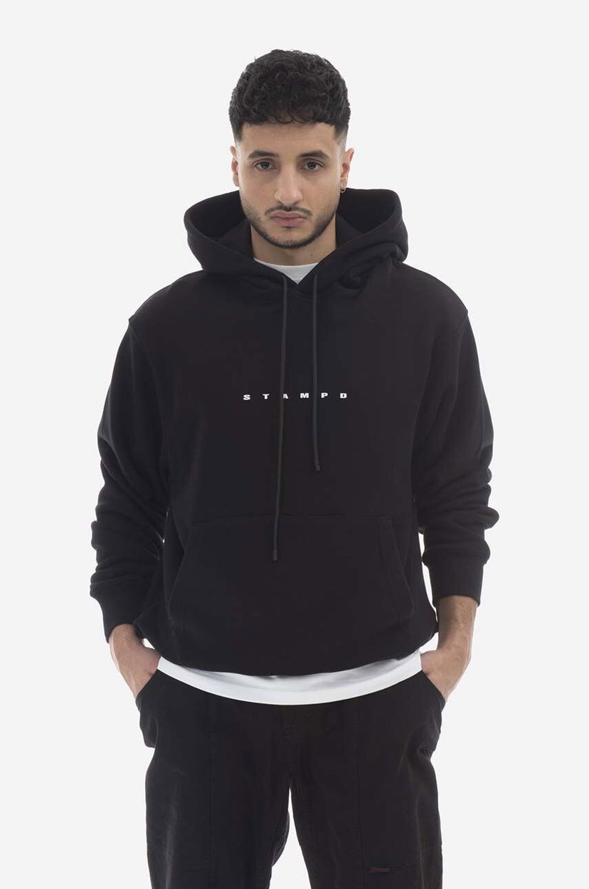 Суитчър Stampd Hoodie Черно | SLA.M3202HD