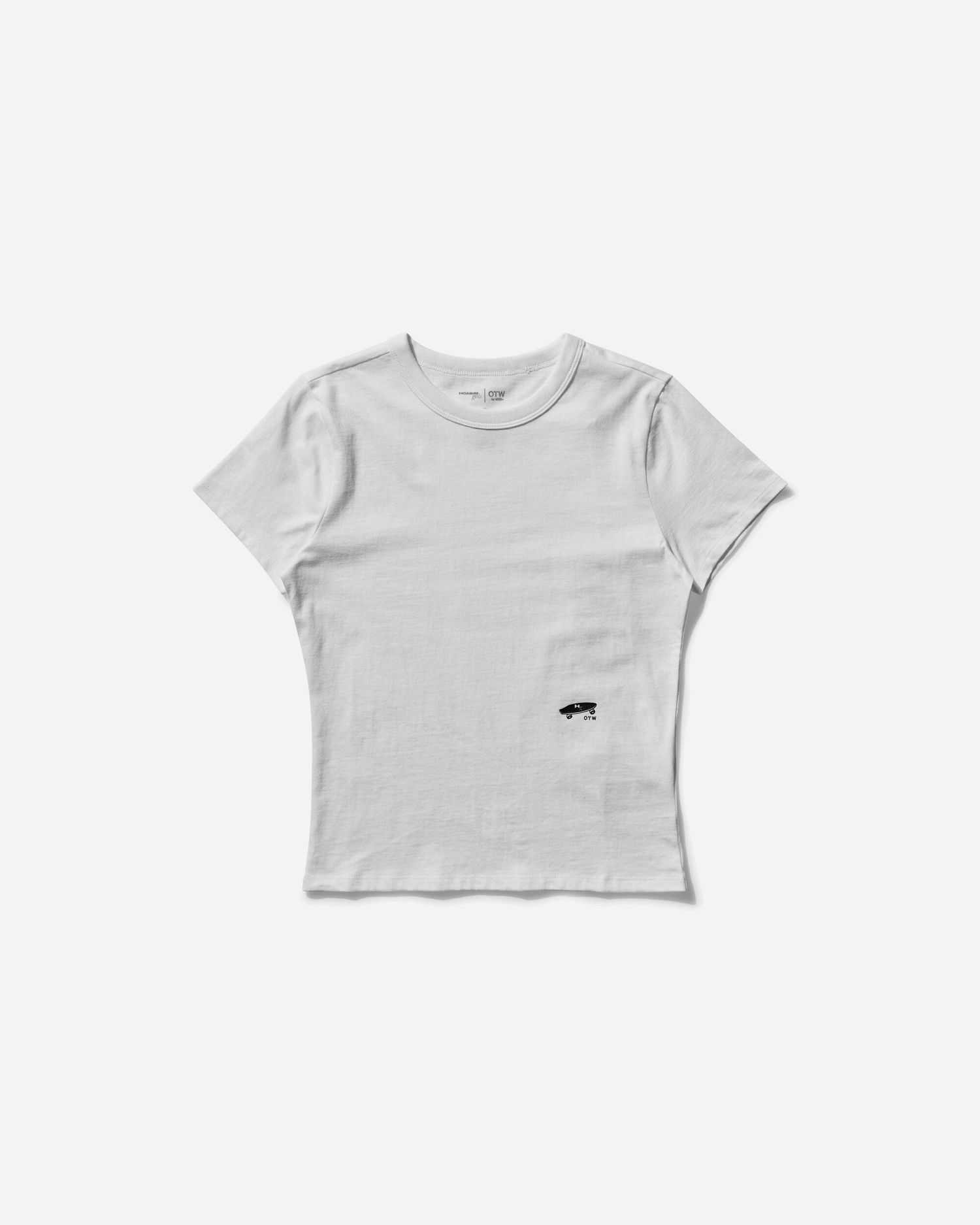 Съкратен топ Vans Fitted Tee HommeGirls Бяло | VN000NTGWHT1, 0