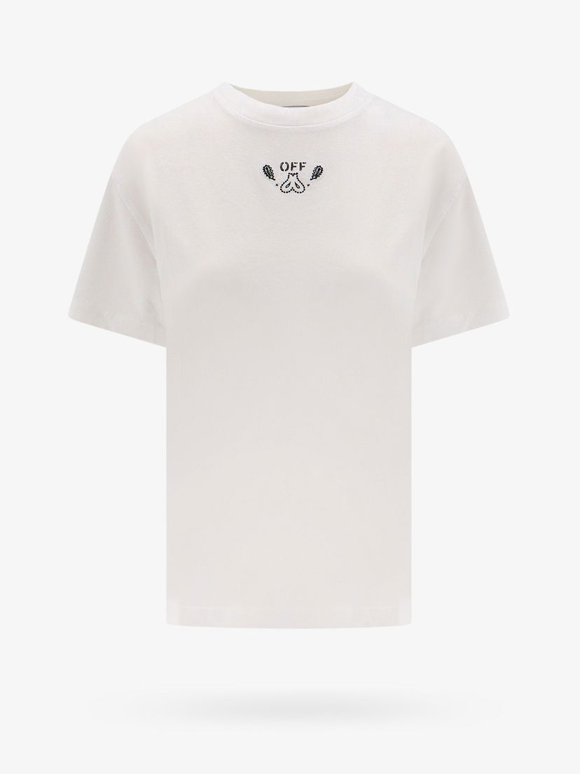 Тениска Off-White T-SHIRT Бяло | OWAA089S24JER0020101