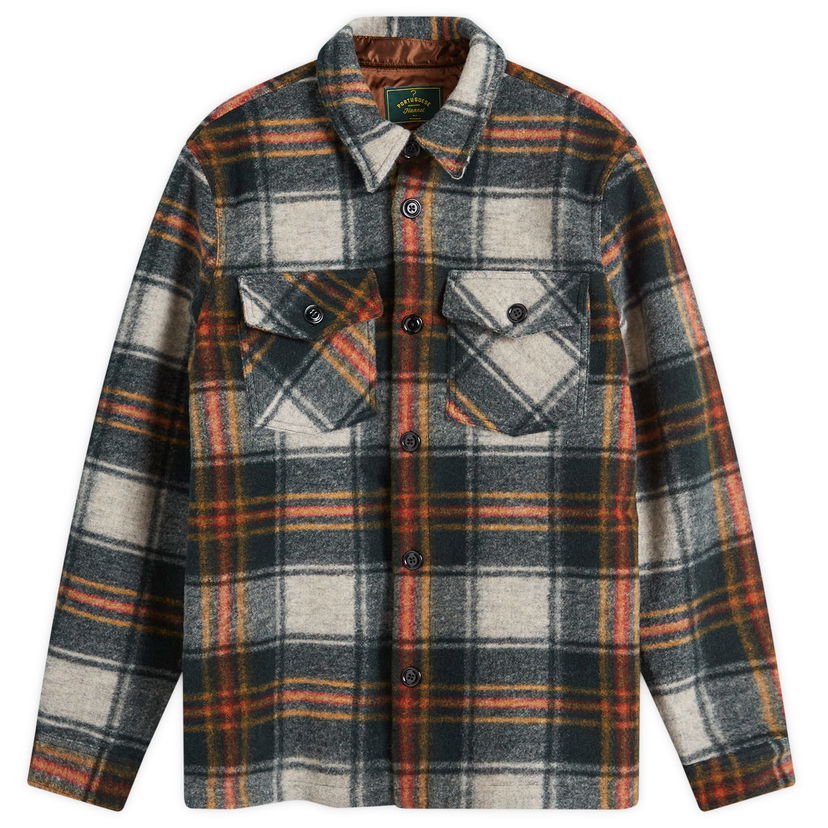 Риза Portuguese Flannel Gauli Overshirt Зелено | PF-AW24099-GMU