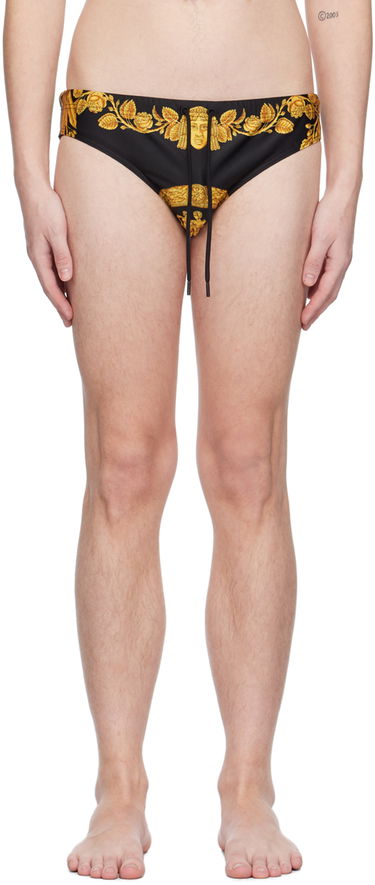 Бански Versace Versace Maschera Baroque Swim Shorts Черно | 1002515 1A06989, 0