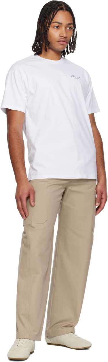 Тениска Givenchy 'GIVENCHY' Stamp Print T-shirt Бяло | BM71NK3YSA100, 3