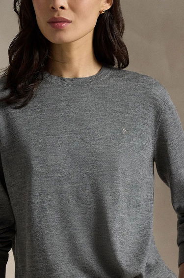 Пуловер Polo by Ralph Lauren Lightweight Wool Sweater Сиво | 211956230, 2