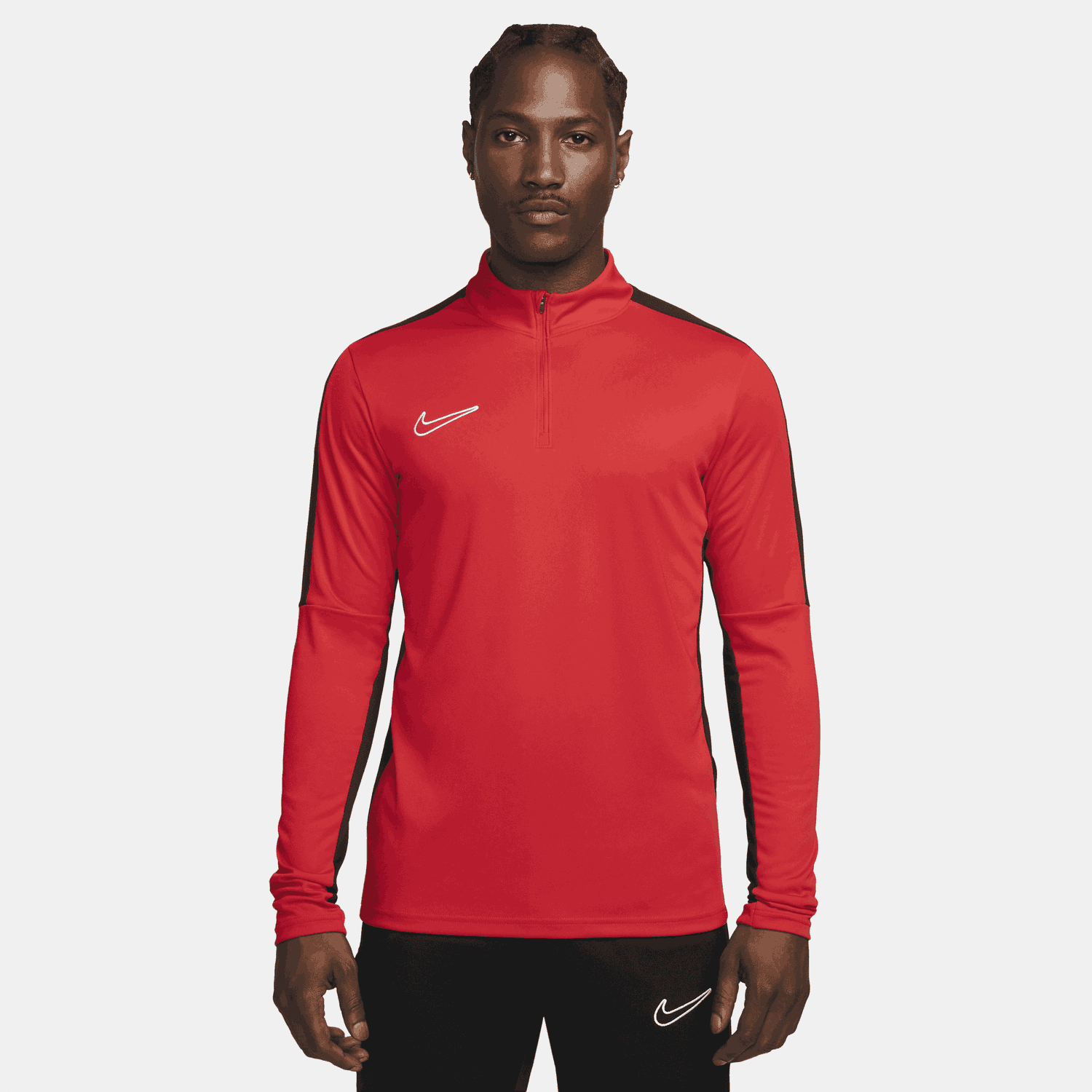 Тениска Nike Academy Dri-FIT 1/2 Zip Global Football Top Global Червено | DX4294-657, 0