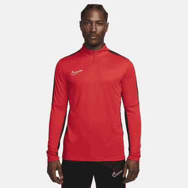 Тениска Nike Academy Dri-FIT 1/2 Zip Global Football Top Global Червено | DX4294-657, 0