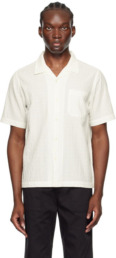 Риза Universal Works Universal Works Road Shirt Бяло | P3071, 0