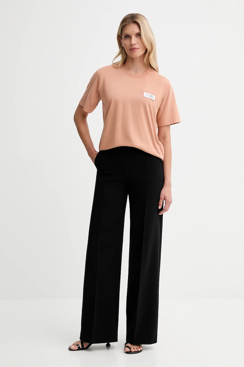 Тениска Maison Margiela Cotton Short-Sleeve T-Shirt MM6 Maison Margiela Оранжево
 | S62GD0210.M20115.220, 1