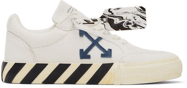 Кецове и обувки Off-White Vulc Sneaker ''White Navy Blue'' W Бяло | OMIA085F21FAB0010146, 0