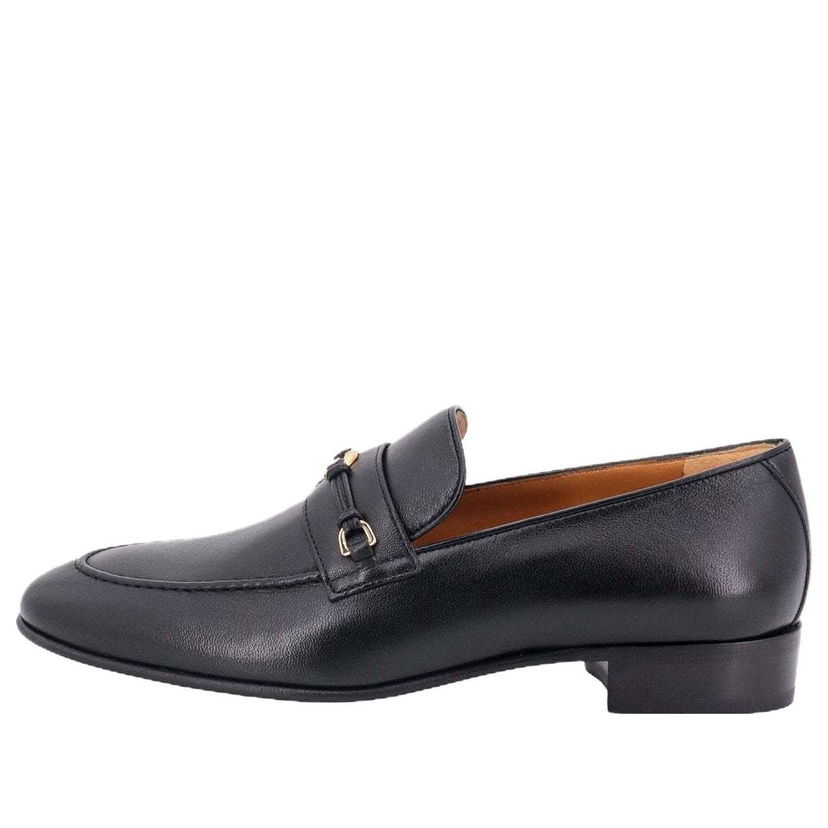 Кецове и обувки Gucci Gucci Horsebit Interlocking G Loafers Черно | 740434-AABUV-1000