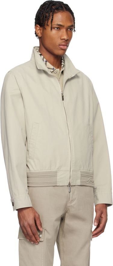Ветровка Burberry Burberry Cotton Harrington Jacket Бежово | 8101847, 1