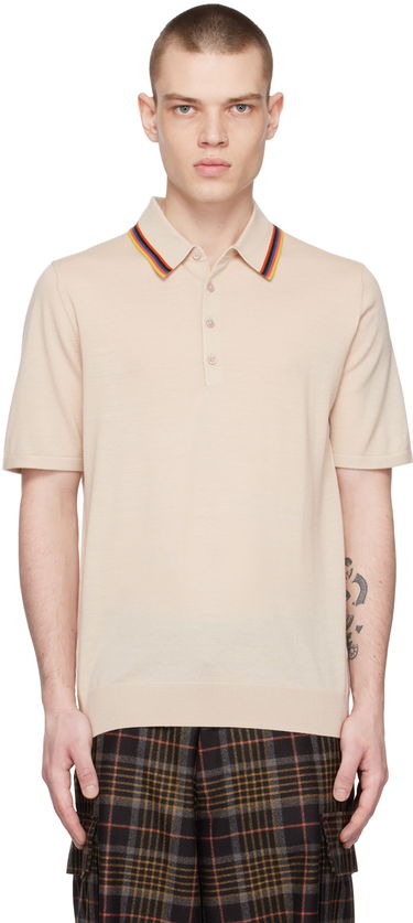 Поло тениска Paul Smith Paul Smith Knit Polo Бежово | M1R-066U-K01945-60, 0
