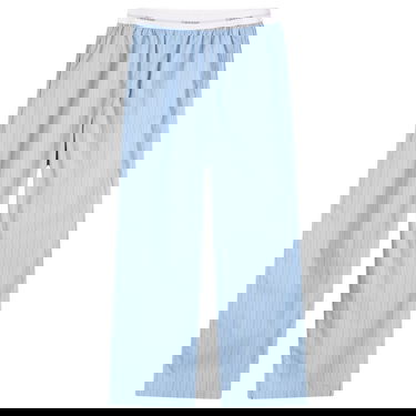 Пижама CALVIN KLEIN Women's Cotton Poplin Sleep Pants, Size Large Синьо | LV00QS74102S3, 0