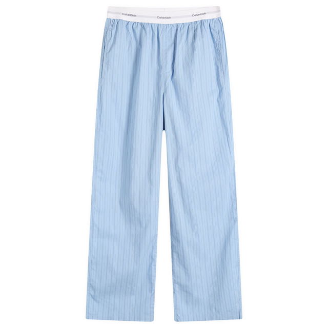 Women's Cotton Poplin Sleep Pants, Size Large