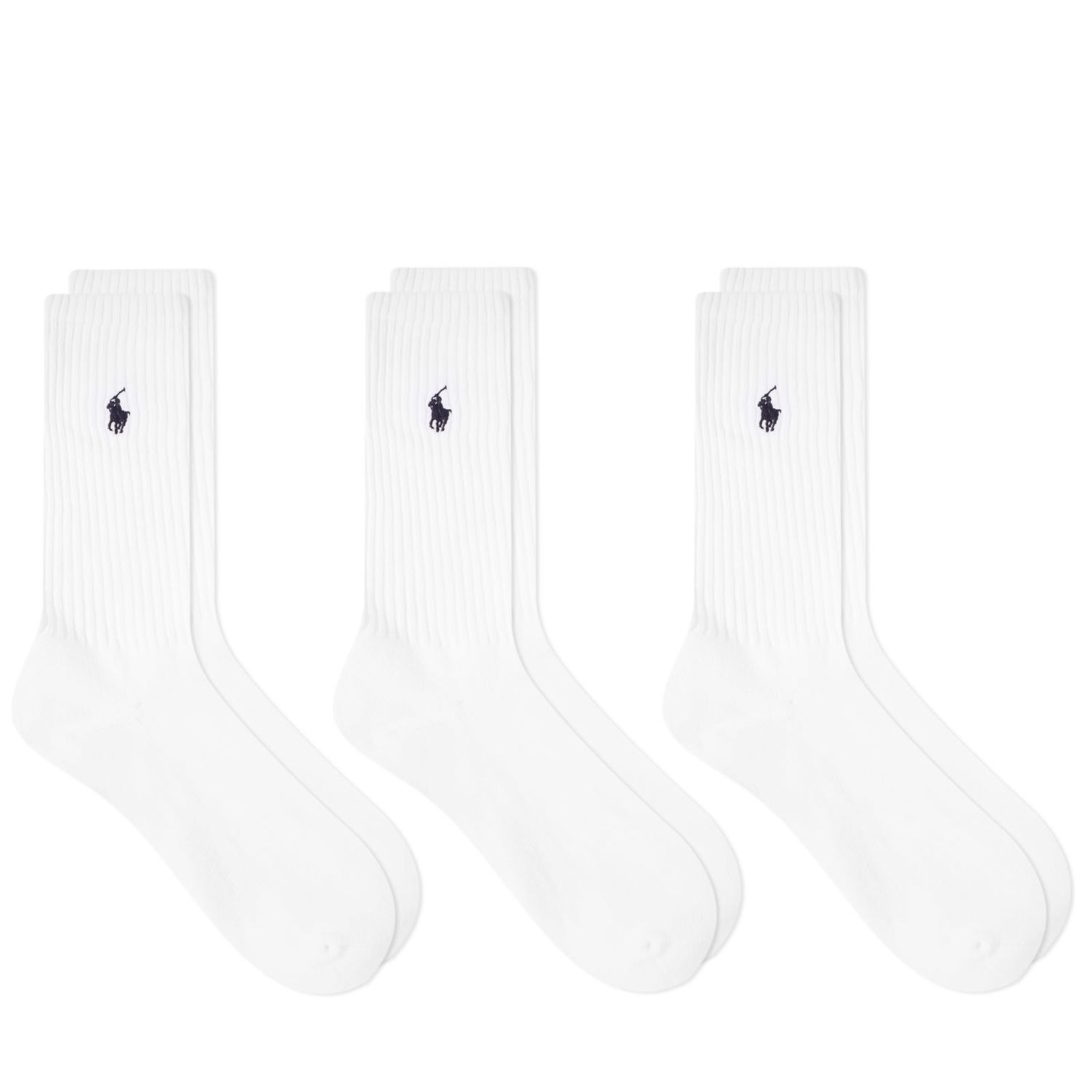 Чорапи Polo by Ralph Lauren Sports Sock - 3 Pack Бяло | 449655211003, 0
