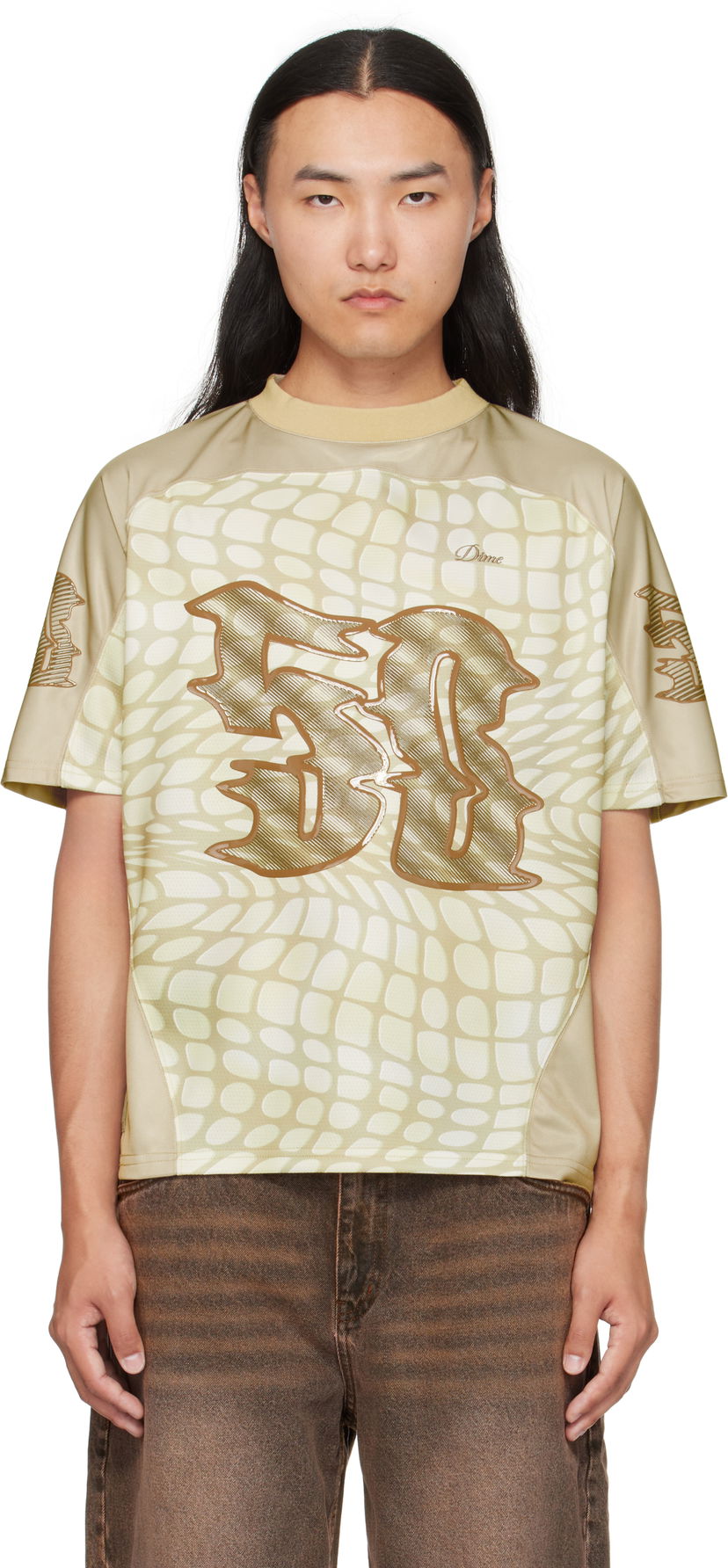 Тениска Dime Dime N50 Jersey T-Shirt Бежово | DIMEFA256TAU