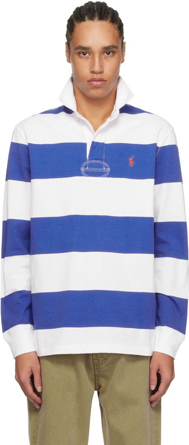 Поло тениска Polo by Ralph Lauren Ralph Lauren 'The Iconic Rugby' Shirt Синьо | 710900566019, 0