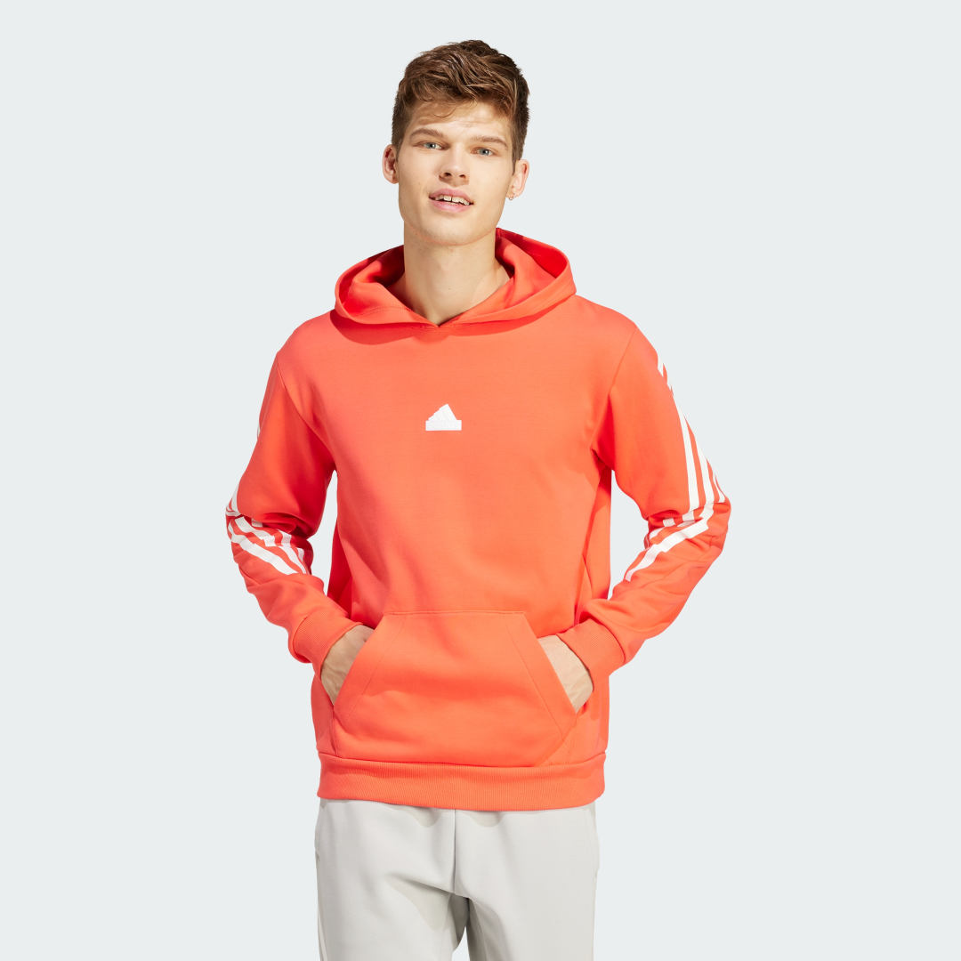 Суитчър adidas Performance Men's Hoodie With Graphic Stripes Оранжево
 | IR9229, 1