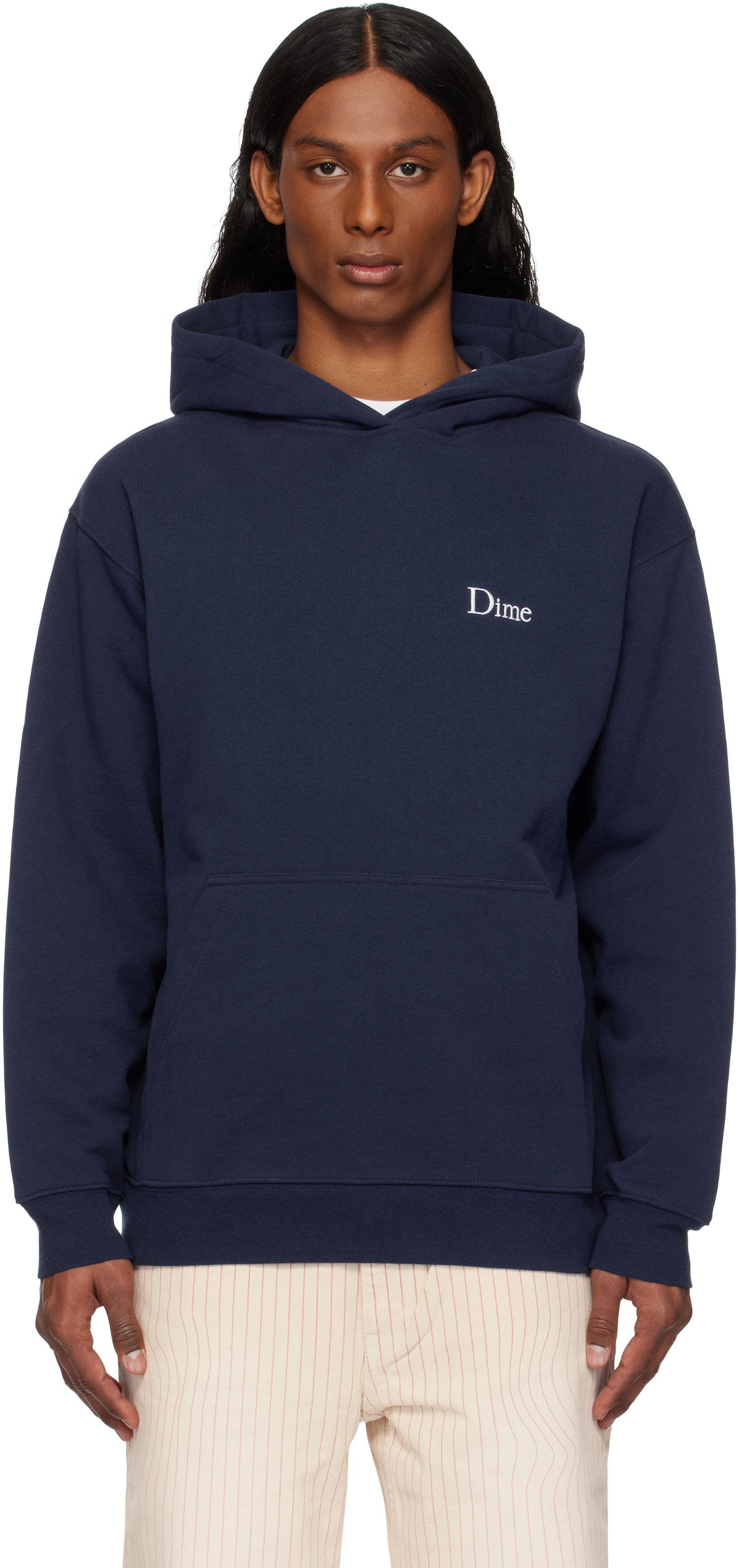 Суитчър Dime Classic Small Logo Hoodie Тъмно синьо | DIME2SP2533NVY, 0