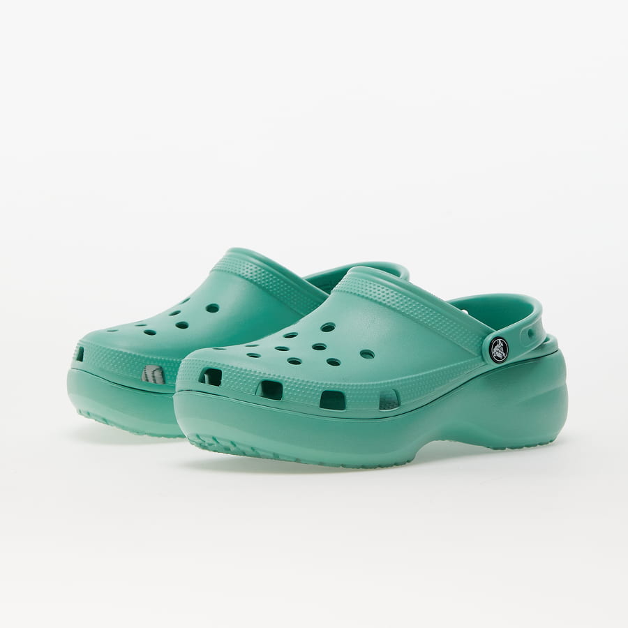 Кецове и обувки Crocs Classic Platform Clog W Зелено | 206750-3UG, 0