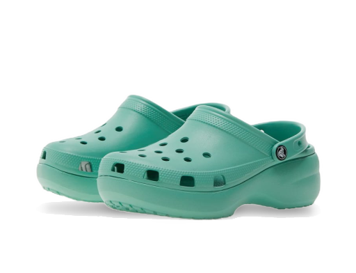 Кецове и обувки Crocs Classic Platform Clog W Зелено | 206750-3UG
