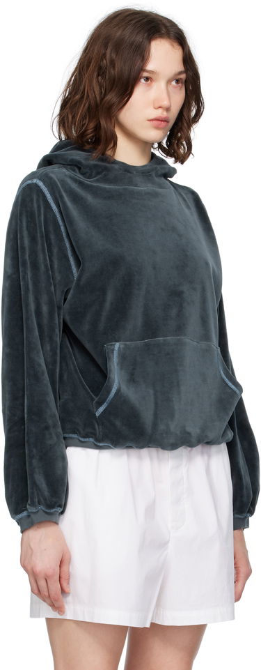 Суитчър Baserange Baserange Pillow Velour Hoodie Сиво | FPIH-VE-SU25, 1