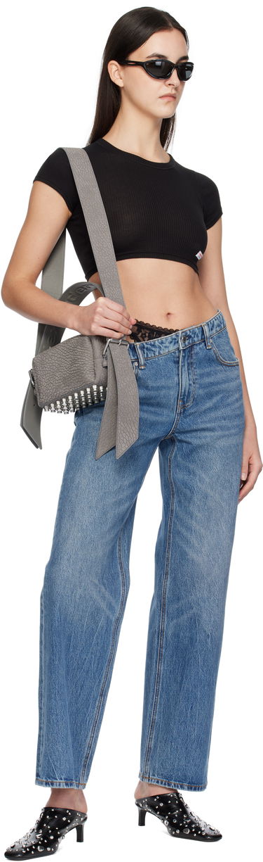 Чанта през рамо Alexander Wang Alexander Wang Ricco Small Bag Сиво | 20125K21L, 3