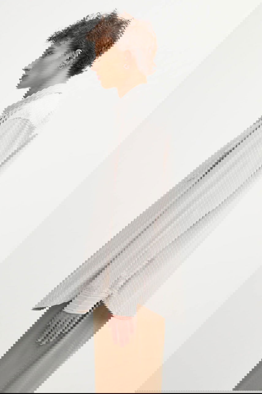 Риза Carhartt WIP Cassel Long Sleeve Relaxed Button-Down Collar Shirt Бежово | I035327.35EXX, 1