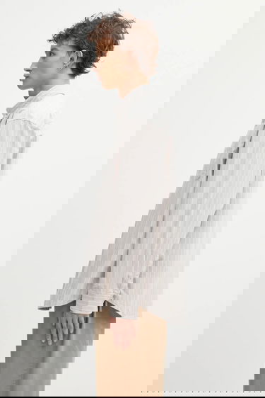 Риза Carhartt WIP Cassel Long Sleeve Relaxed Button-Down Collar Shirt Бежово | I035327.35EXX, 1