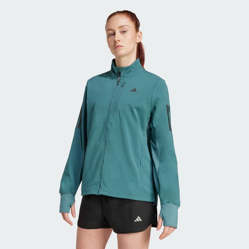 Яке adidas Performance Own The Run Winterized Jacket Тюркоазено | JW9650