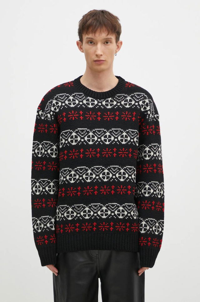 Crew Neck Fair Isle Sweater