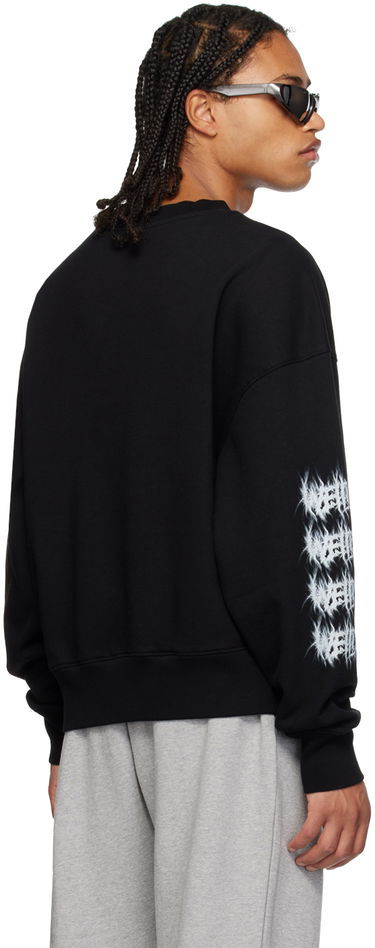 Суитчър We11done We11done Crewneck Sweatshirt Черно | WD-TS3-23-710-U-BK, 2