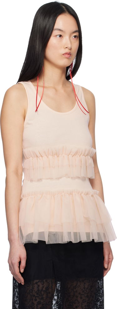 Потник Simone Rocha Simone Rocha Tutu Hem Tank Top Розово | 5352 0553, 1