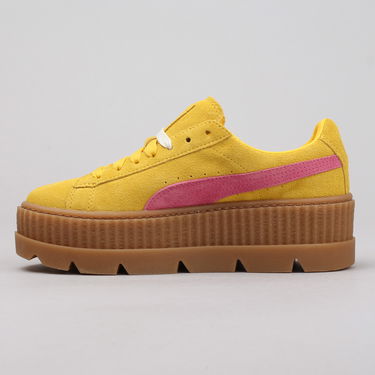 Кецове и обувки Puma Cleated CreeperSuede Wn's lemon - carmine - vanilla ice Оранжево
 | 366268 03, 1