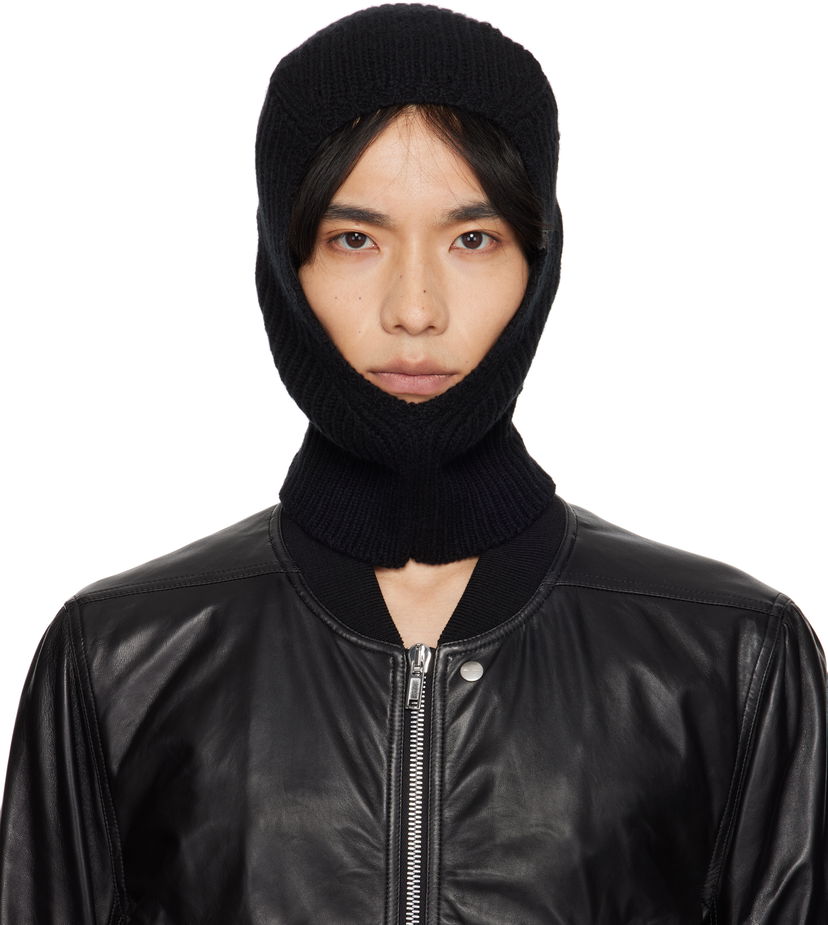 Шапка Rick Owens Rick Owens Concordians Sphinx Skull Balaclava Черно | RU02E1490 KWV