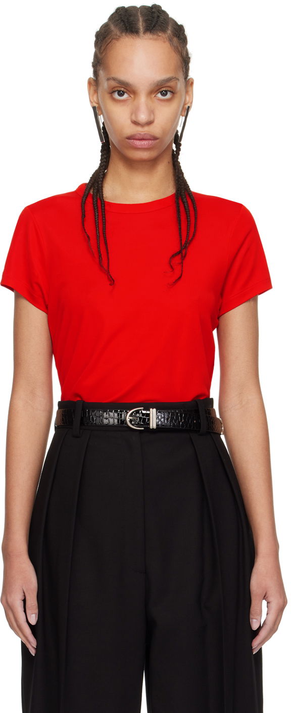 Тениска Khaite T-Shirt Samson Червено | 23484084, 0
