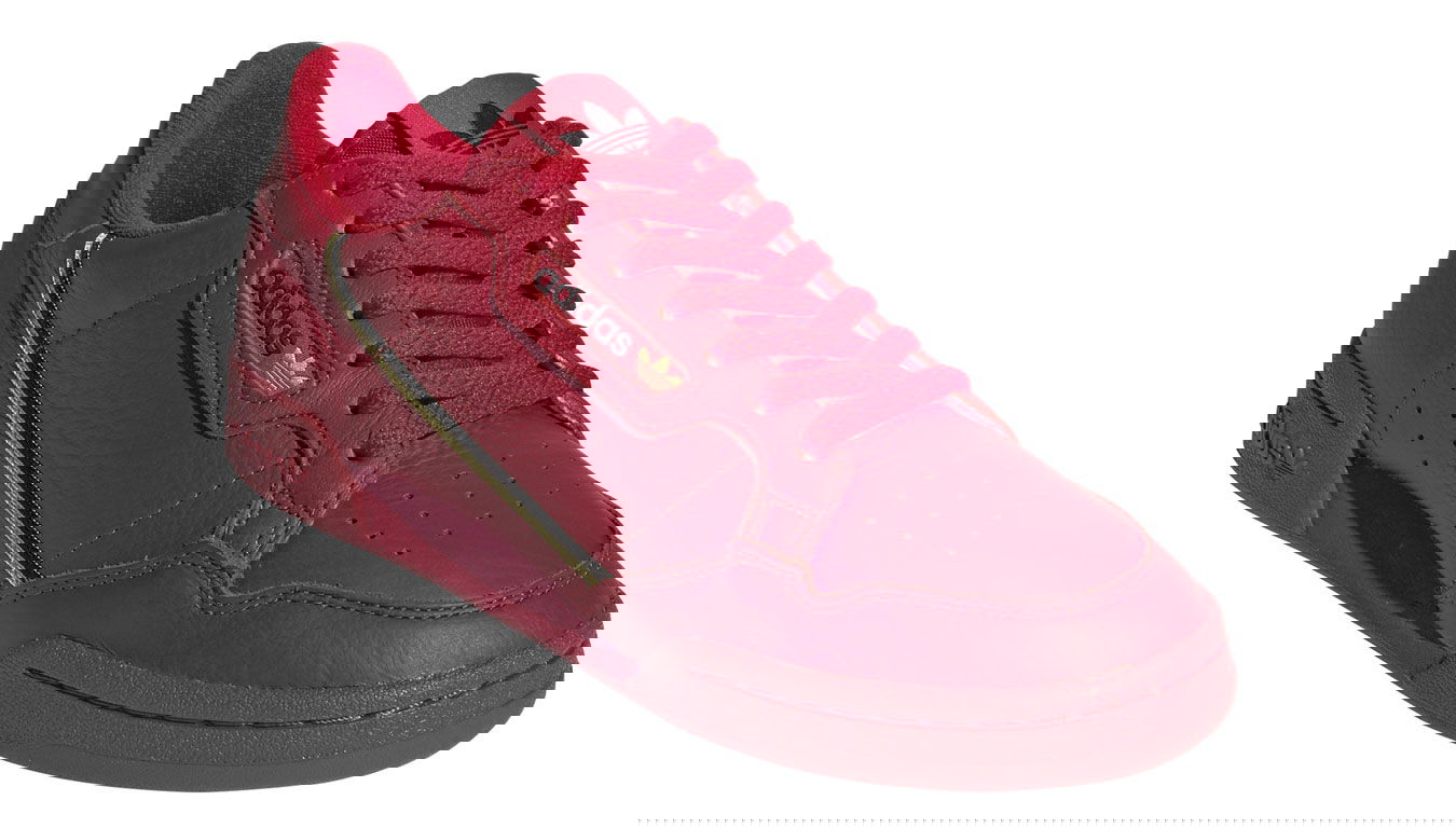 Кецове и обувки adidas Originals Continental 80 Червено | EE4144, 1