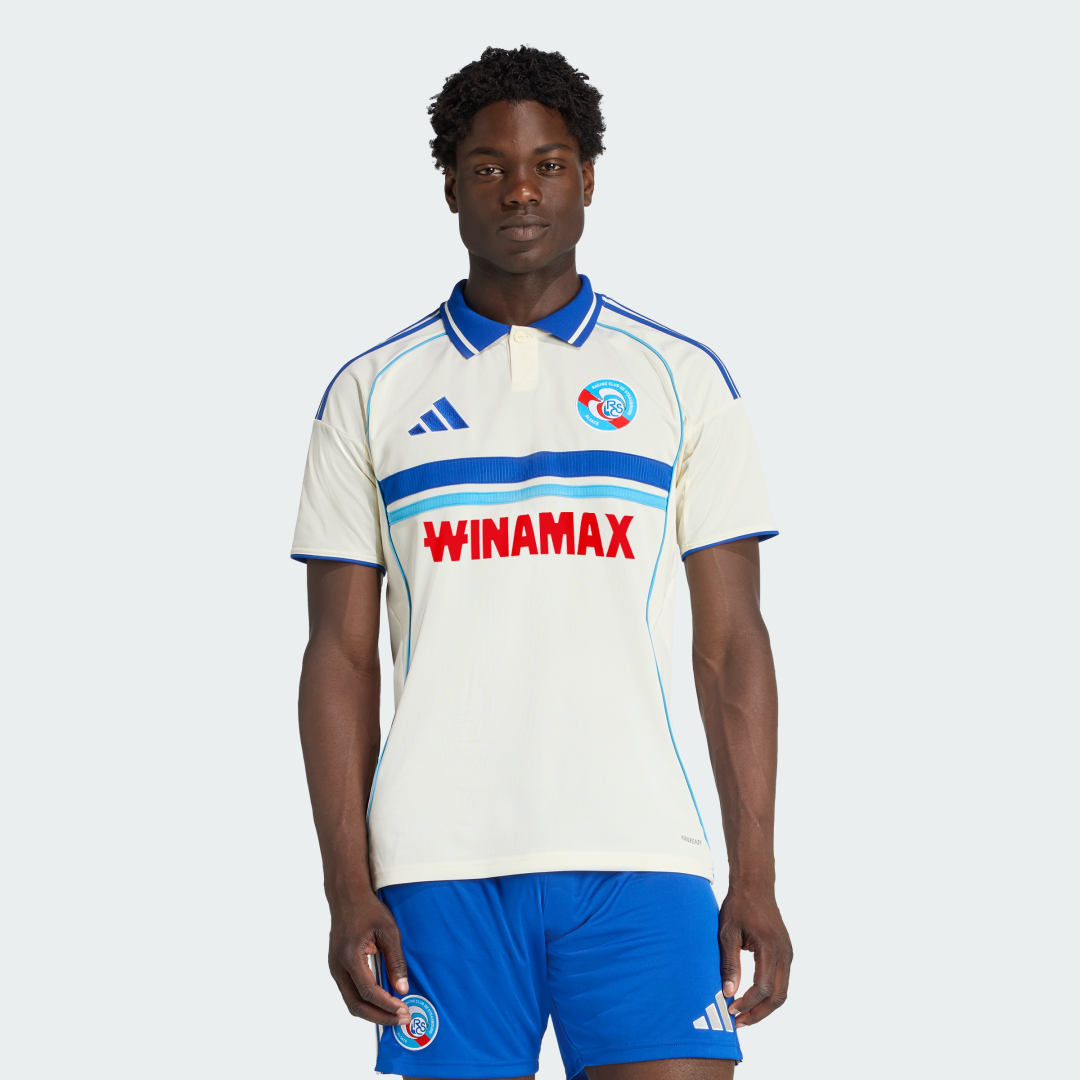 Фланелка adidas Performance RC Strasbourg 25/26 Away Jersey Бяло | JL1913, 0