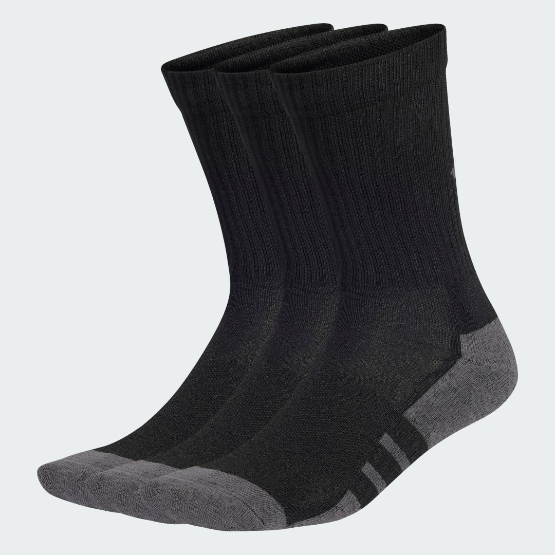 Чорапи adidas Performance Three Pack Breathable Cushioned Crew Socks Черно | JC6455, 1