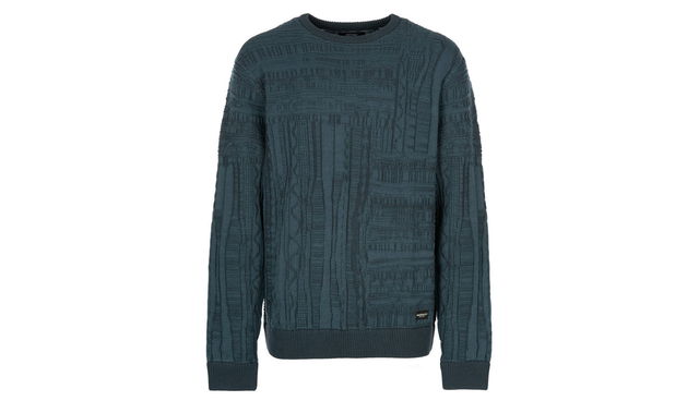 Theo Structure Knit Crew Neck Sweater