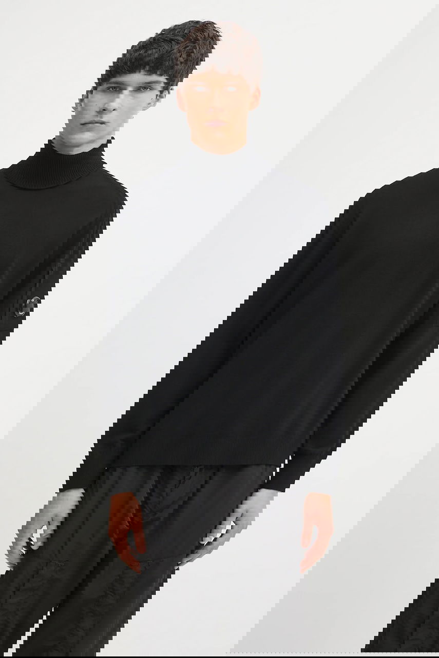 Пуловер C.P. Company C.P. Company Turtleneck Sweater Черно | 19CMKN035A005528A, 0