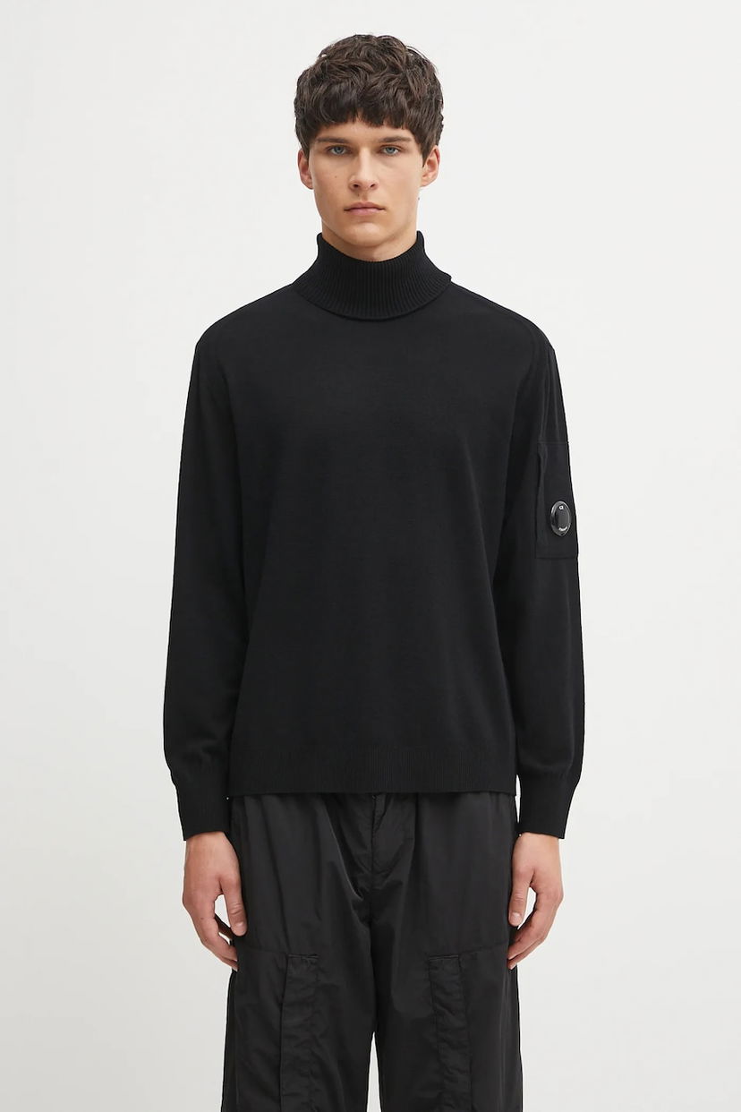 Пуловер C.P. Company C.P. Company Turtleneck Sweater Черно | 19CMKN035A005528A
