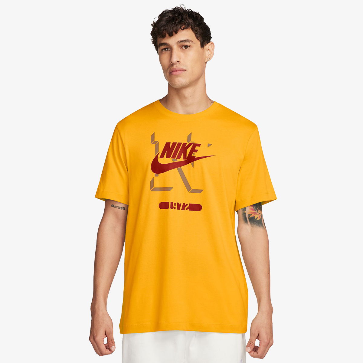 Тениска Nike M NSW TEE 6 MO FUTURA Жълто | FZ5375-739, 0