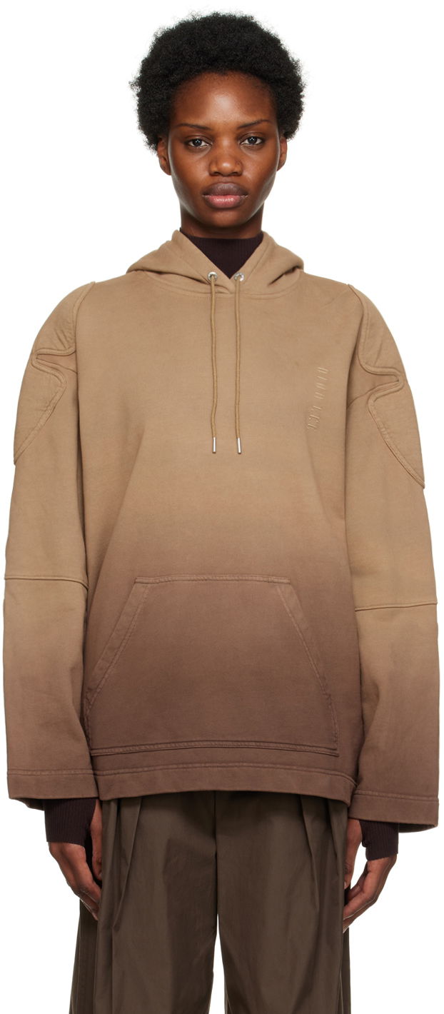 Суитчър Dion Lee Padded Sunfade Hoodie Кафяво | C3093R23, 0