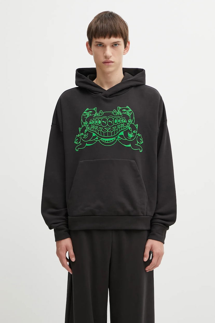 Суитчър Puma RIPNDIP Oversized Cat Graphic Hoodie Черно | 632414