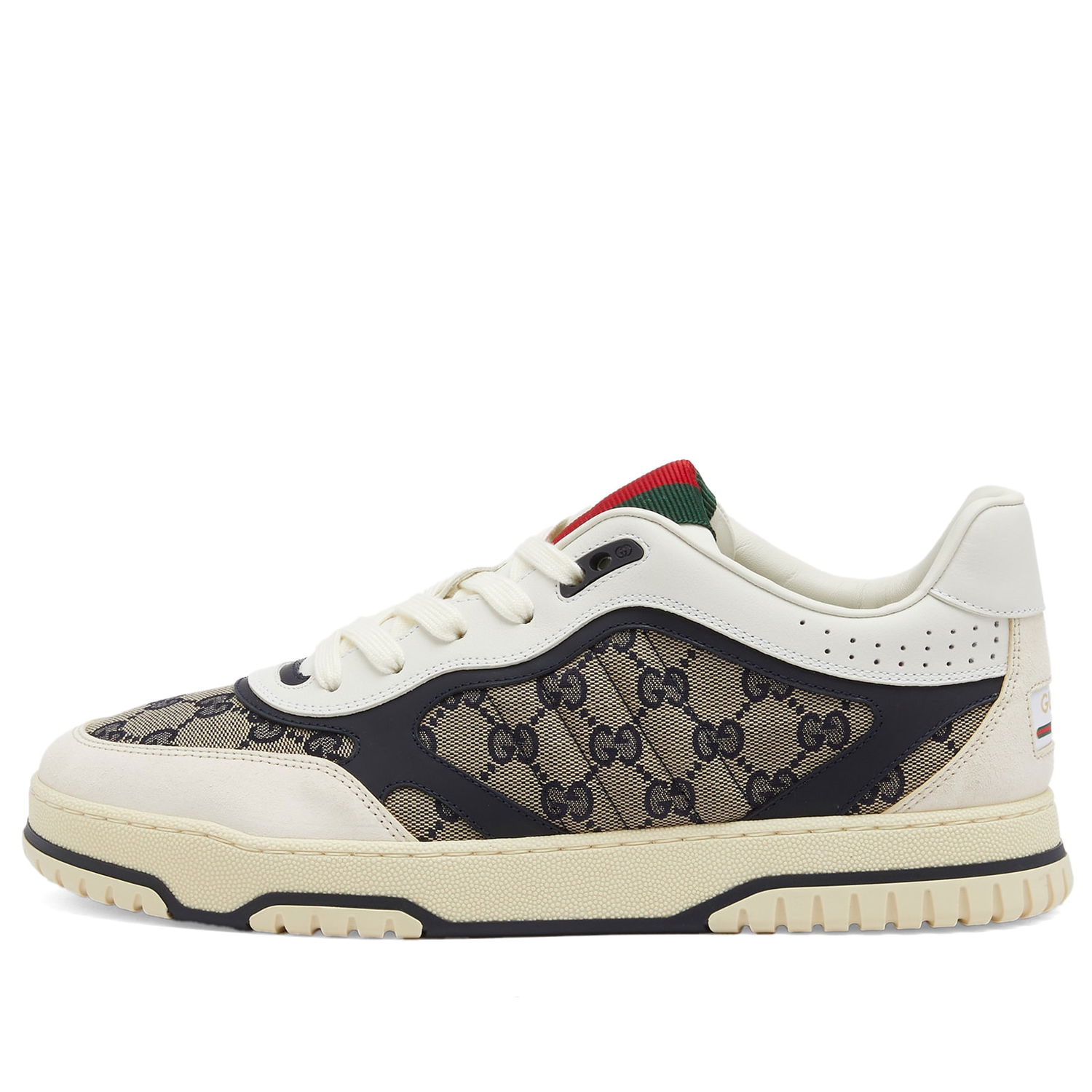 Кецове и обувки Gucci Re-Web Monogram Sneaker Кафяво | 787476-AADHW-9552, 1