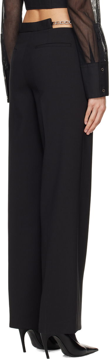 Панталони Dion Lee Chain Link Detail Trousers Черно | C2181PS24, 2