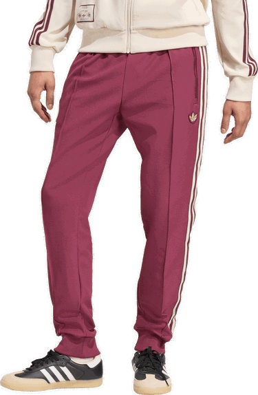 Спортни панталони adidas Originals Ajax Amsterdam Terrace Icons Track Pants Бургунди | jm7346, 4