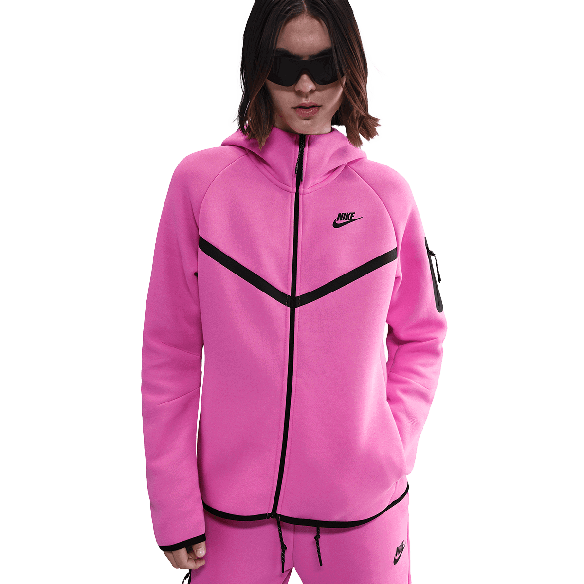 Суитчър Nike Tech Fleece Full-Zip Hoodie Розово | HV6747-675, 0