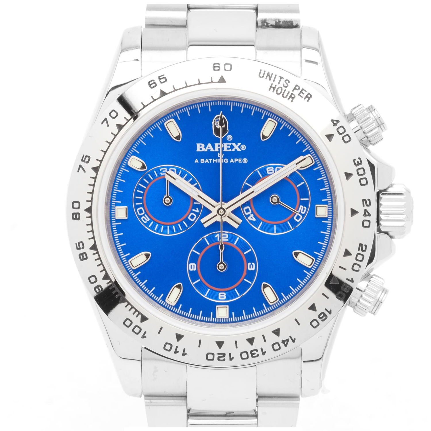 Часовник BAPE Type 4 Watches Сиво | 001WHJ301013I-BLU, 0