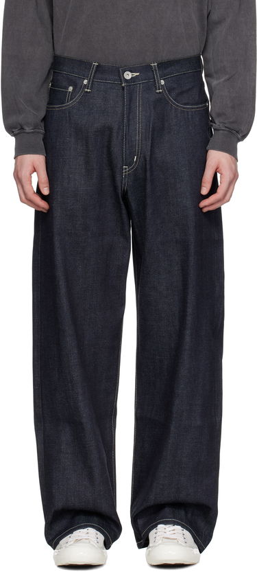 Дънки Neighborhood Neighborhood DP Wide Jeans Синьо | 251XBNH-PTM01, 0